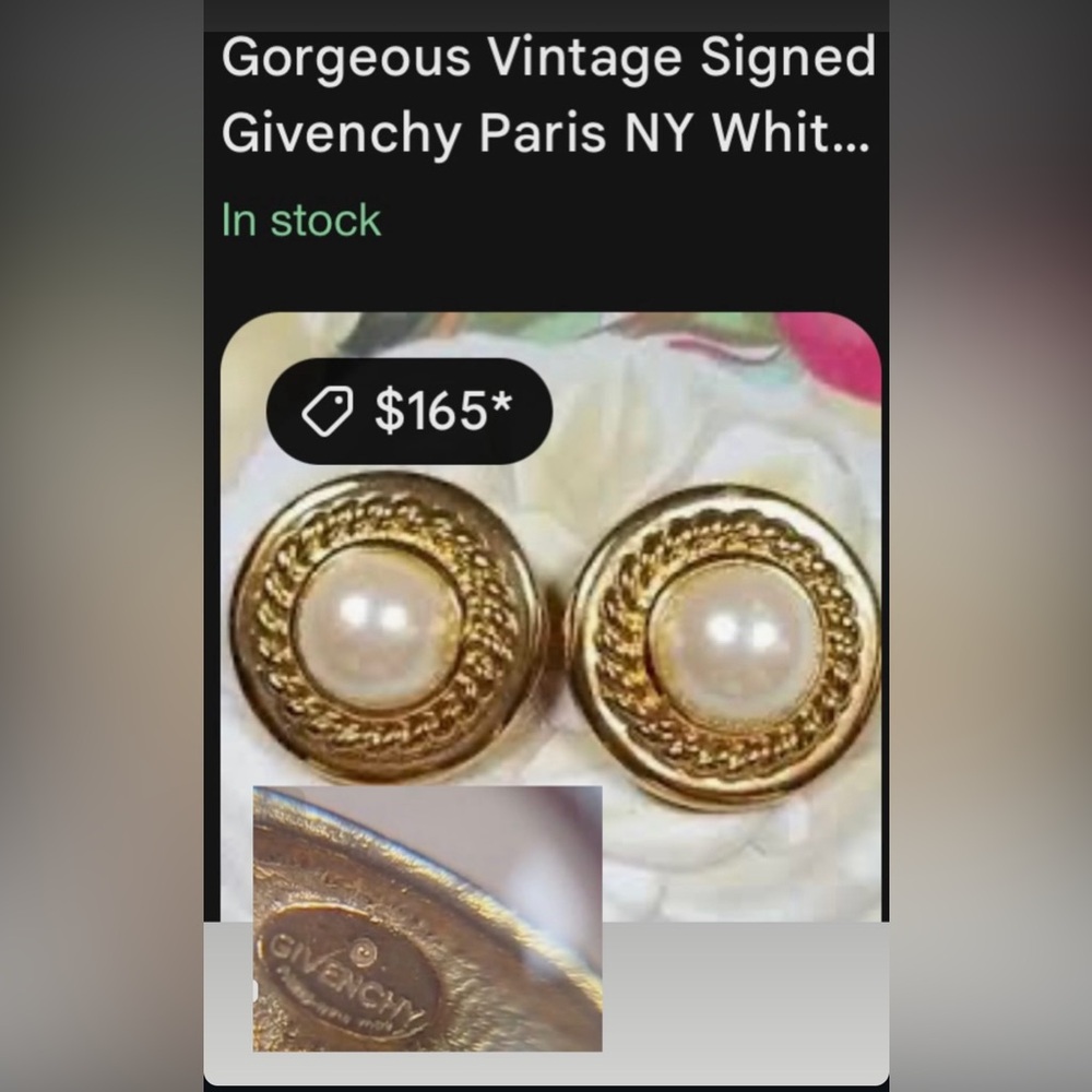 Vintage Givenchy earrings deadsock